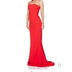 Nookie Cherry Red Angelina Gown NWT